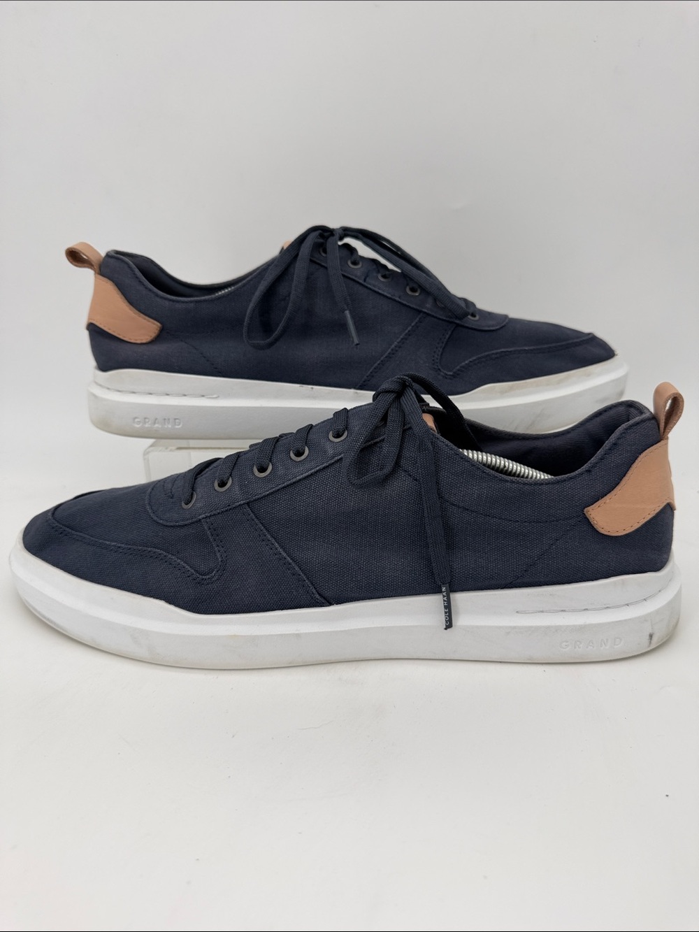 Cole Haan GrandPrø Rally Canvas Court Sneaker Vintage Indigo Blue Mens Size 13.0